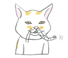 Higuchi Yuko's Boris the cat sticker #2685117