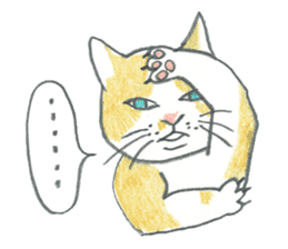 Higuchi Yuko's Boris the cat sticker #2685120