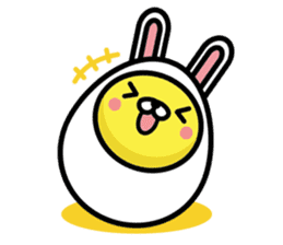 Egg Bunny sticker #2686772