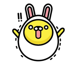 Egg Bunny sticker #2686775