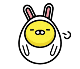 Egg Bunny sticker #2686776