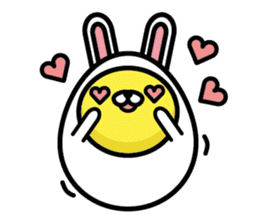 Egg Bunny sticker #2686779