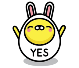 Egg Bunny sticker #2686788