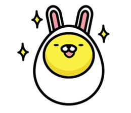 Egg Bunny sticker #2686790