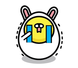 Egg Bunny sticker #2686792