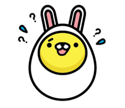 Egg Bunny sticker #2686793