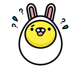 Egg Bunny sticker #2686793