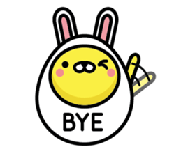 Egg Bunny sticker #2686794