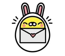 Egg Bunny sticker #2686797