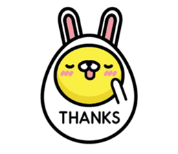 Egg Bunny sticker #2686799