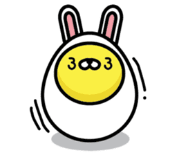 Egg Bunny sticker #2686801