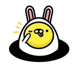 Egg Bunny sticker #2686802