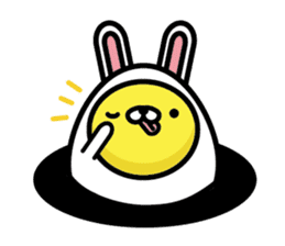 Egg Bunny sticker #2686802