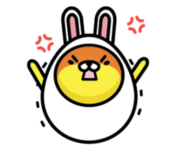 Egg Bunny sticker #2686805