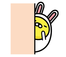 Egg Bunny sticker #2686806