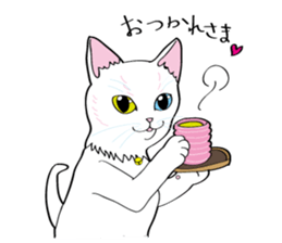 Unyako & The friends of a lovely cat jp sticker #2703186