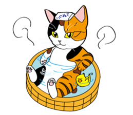 Unyako & The friends of a lovely cat jp sticker #2703187