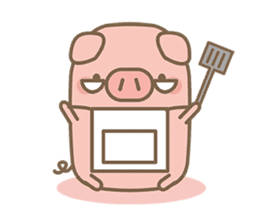 PORKCHOP the pig sticker #2712487