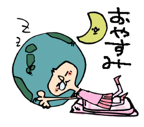 earth girl sticker #2720068