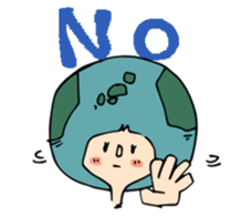 earth girl sticker #2720072