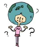 earth girl sticker #2720084