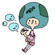 earth girl sticker #2720098