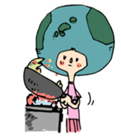 earth girl sticker #2720105