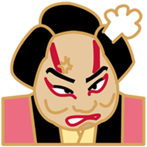 Japanese KABUKI sticker "KABUKICCO" sticker #3092300