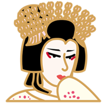 Japanese KABUKI sticker "KABUKICCO" sticker #3092303