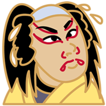 Japanese KABUKI sticker "KABUKICCO" sticker #3092310