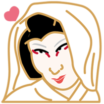 Japanese KABUKI sticker "KABUKICCO" sticker #3092313