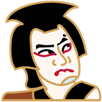 Japanese KABUKI sticker "KABUKICCO" sticker #3092318