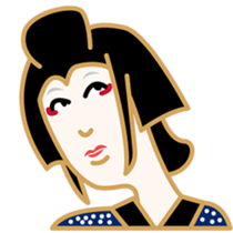 Japanese KABUKI sticker "KABUKICCO" sticker #3092319