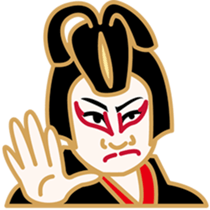 Japanese KABUKI sticker "KABUKICCO" sticker #3092320