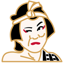 Japanese KABUKI sticker "KABUKICCO" sticker #3092329