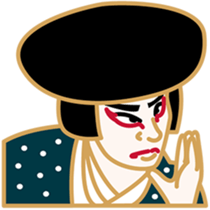 Japanese KABUKI sticker "KABUKICCO" sticker #3092333