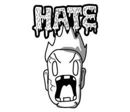 Mr. Hate Man (English Version) sticker #3136972