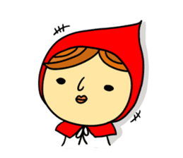 Little Red Riding-Hood.ENGLISH ver sticker #3176471