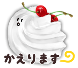 The whip cream friends sticker #3382014