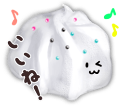 The whip cream friends sticker #3382025