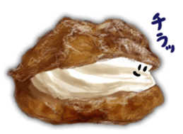 The whip cream friends sticker #3382046