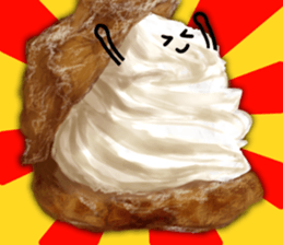 The whip cream friends sticker #3382047