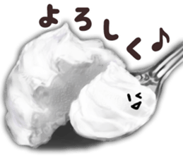 The whip cream friends sticker #3382048