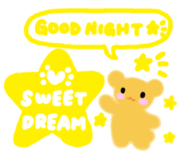 "ANDREA" Happy Bear Kid sticker #3437835