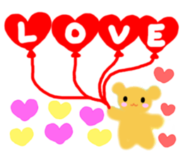 "ANDREA" Happy Bear Kid sticker #3437836