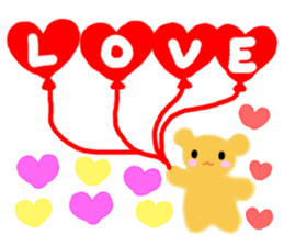 "ANDREA" Happy Bear Kid sticker #3437836