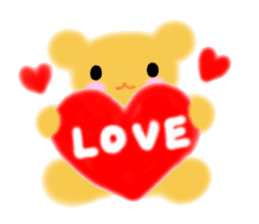 "ANDREA" Happy Bear Kid sticker #3437837