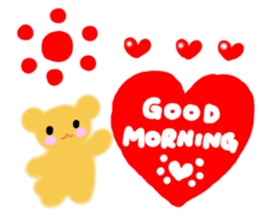 "ANDREA" Happy Bear Kid sticker #3437841