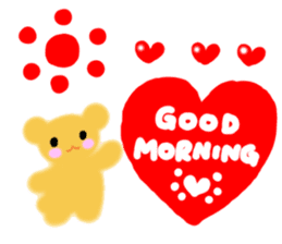 "ANDREA" Happy Bear Kid sticker #3437841