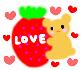 "ANDREA" Happy Bear Kid sticker #3437842